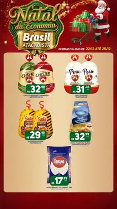 Pré-Visualização do folheto "Ofertas da semana" da loja Brasil Atacadista válido a partir de 22/12/2025