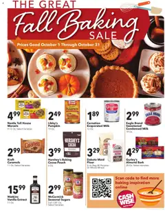 Ad Preview of Cash Wise Fall Baking from 10/01/2025