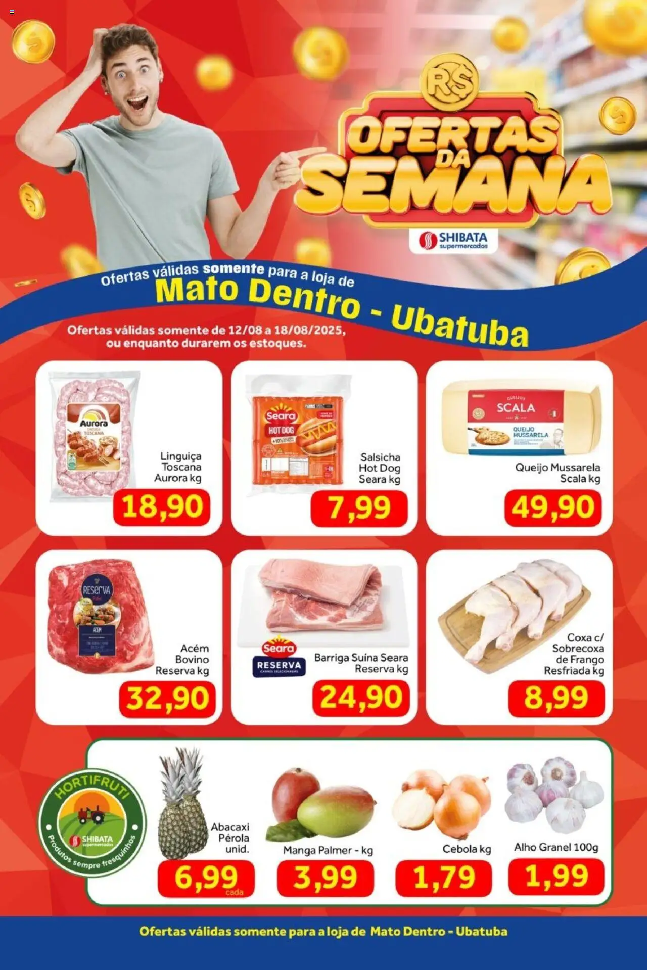 Shibata folheto "Ofertas Ubatuba" válido a partir de 12/08/2025 - número de página 1