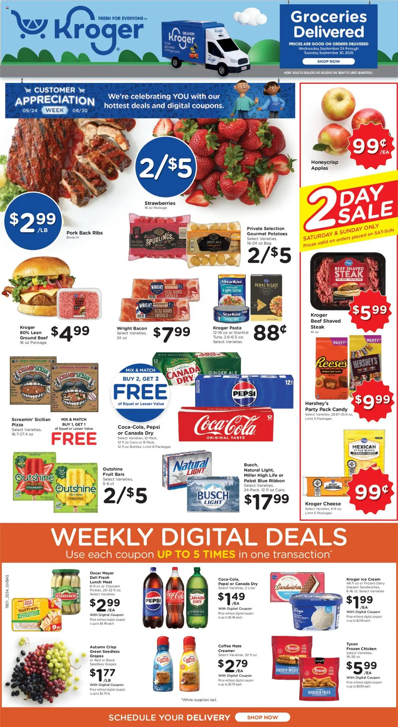 Kroger Weekly ads from 09/24/2025 >> Ad for next week - Page number 1