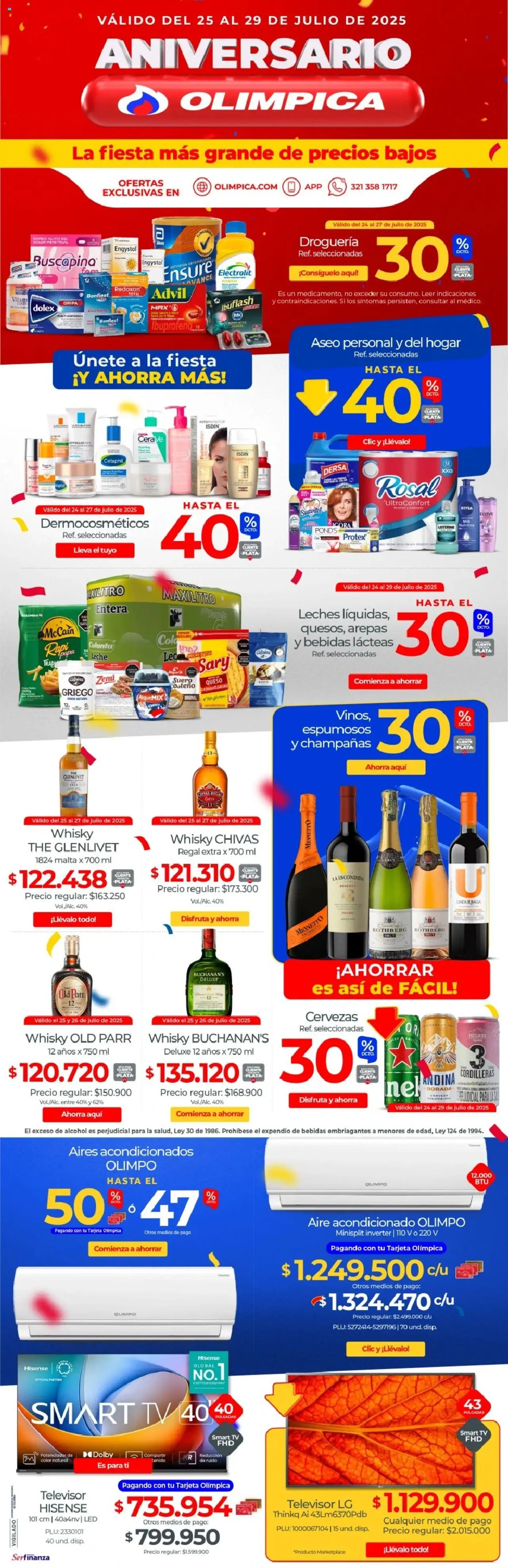 Olímpica Catálogo: 25/07/2025 - 29/07/2025 > Últimas Ofertas pagina numero 1