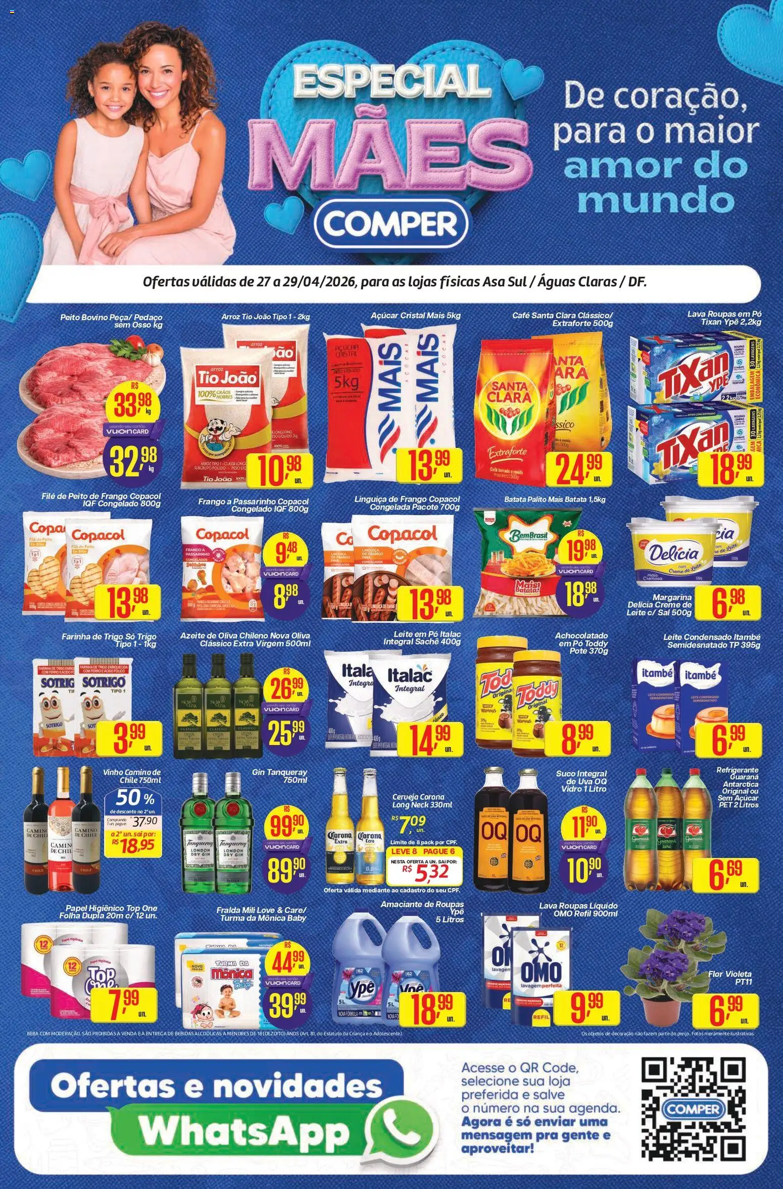 Pré-Visualização do folheto "Comper - Ofertas da semana" da loja Comper válido a partir de 27/04/2026