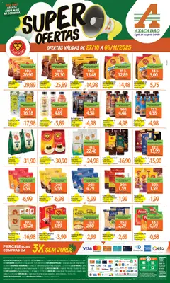 Pré-Visualização do folheto "Ofertas - MG" da loja Atacadão válido a partir de 27/10/2025