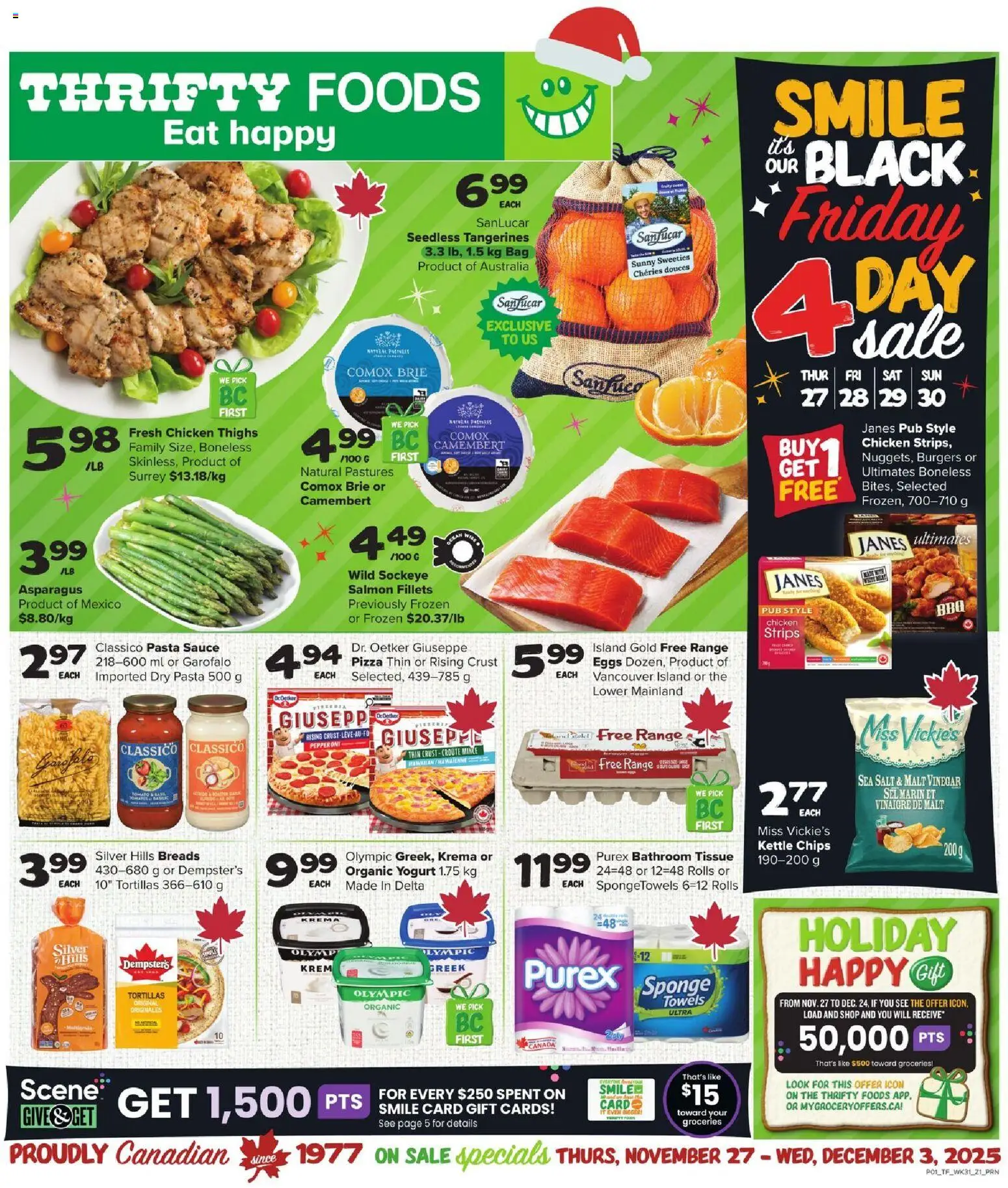 Preview of leaflet Black Friday from shop Thrifty Foods is valid from Nov 27, 2025