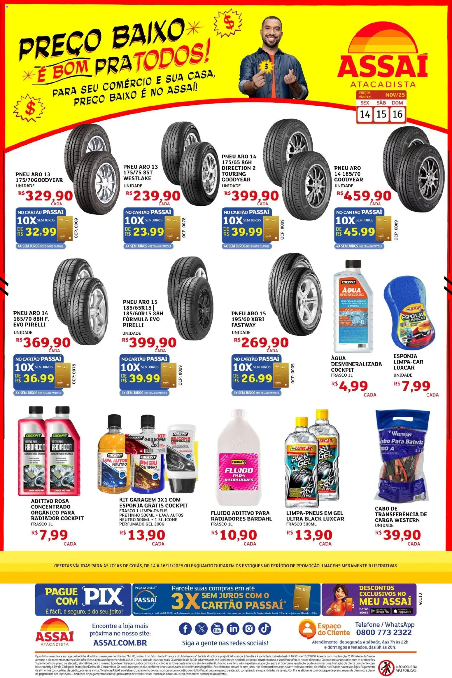 Pré-Visualização do folheto "Encarte - GO" da loja Assaí Atacadista válido a partir de 14/11/2025