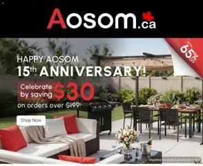 Preview of leaflet Aosom.ca from shop Deals is valid from Apr 27, 2026