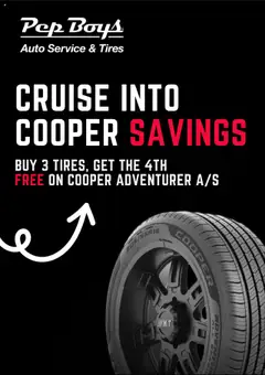 Ad Preview of Pep Boys Deal from 07/07/2025