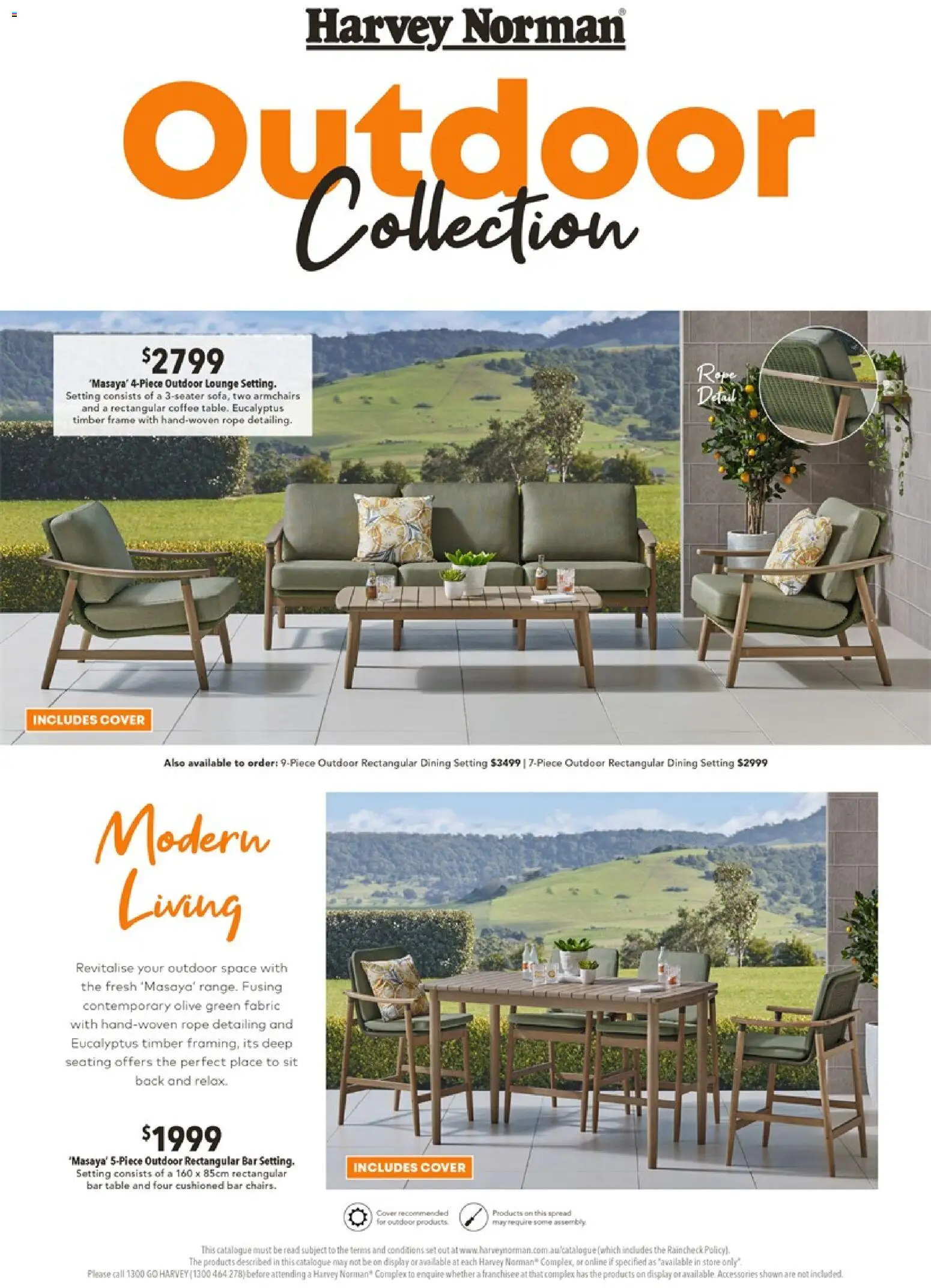 Preview of catalogue Outdoor Collection from shop Harvey Norman valid 31/10/2025