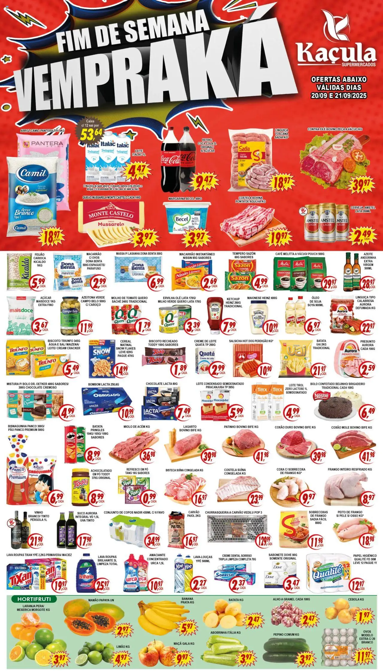 Kaçula folheto "Ofertas da semana" válido a partir de 20/09/2025 - número de página 1