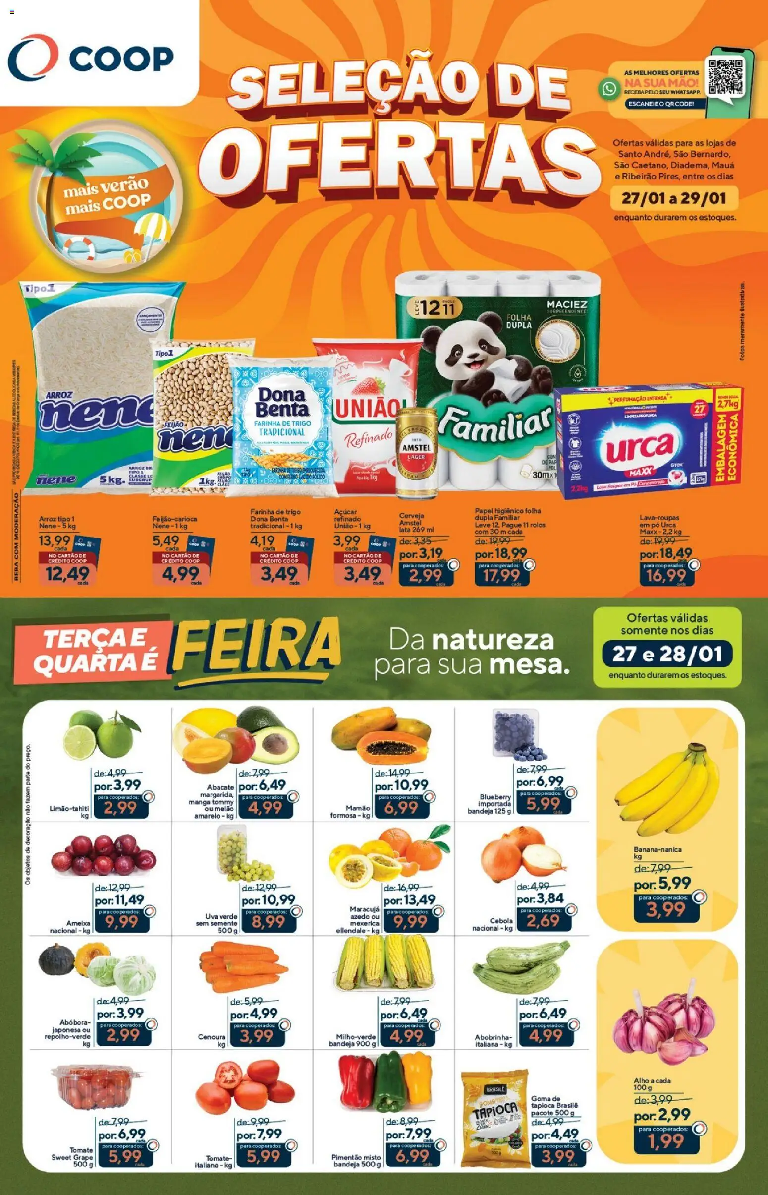 Pré-Visualização do folheto "Ofertas Seleção" da loja Coop válido a partir de 27/01/2026