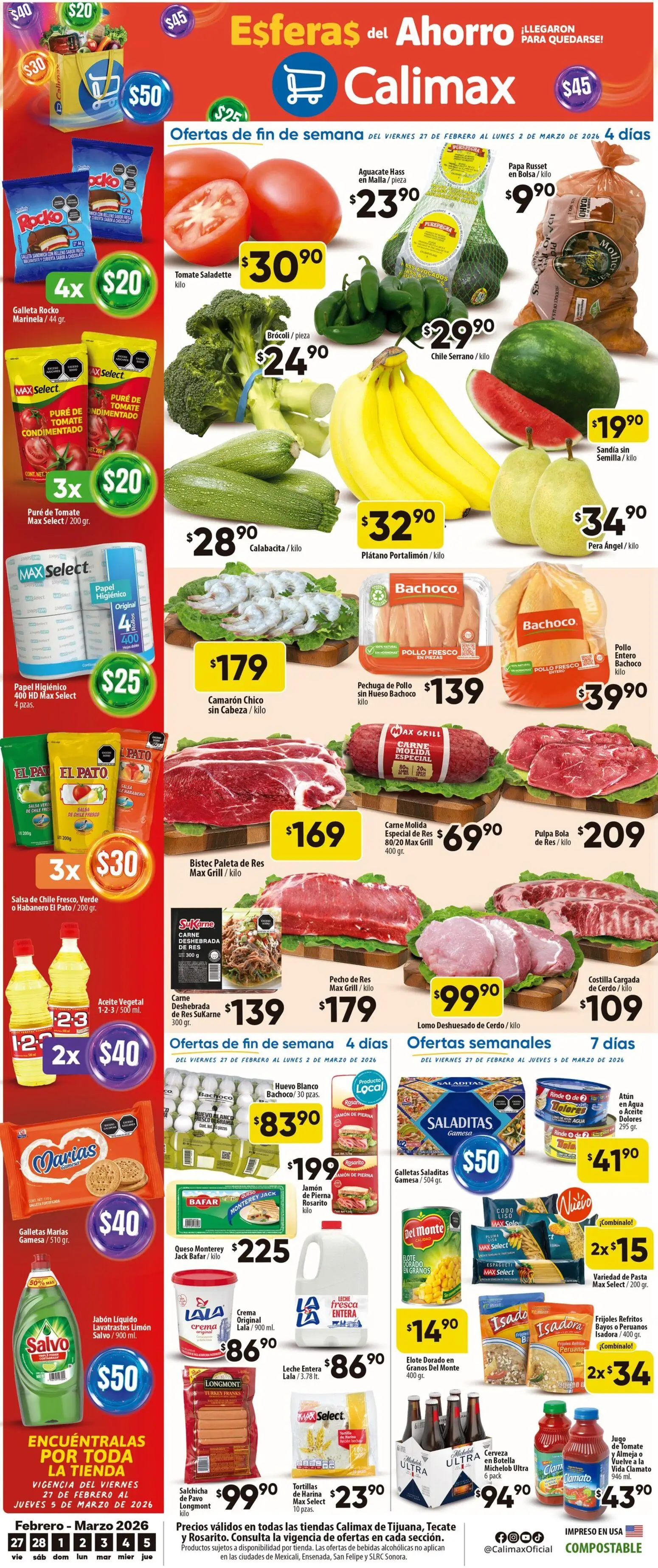 Vista previa las ofertas de la tienda Calimax - Calimax folleto desde el 27/02/2026 