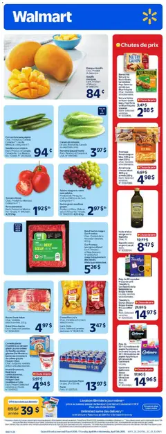 Un aperçu du dépliant Walmart circulaire du magasin Walmart est valide à partir 9 avr. 2026