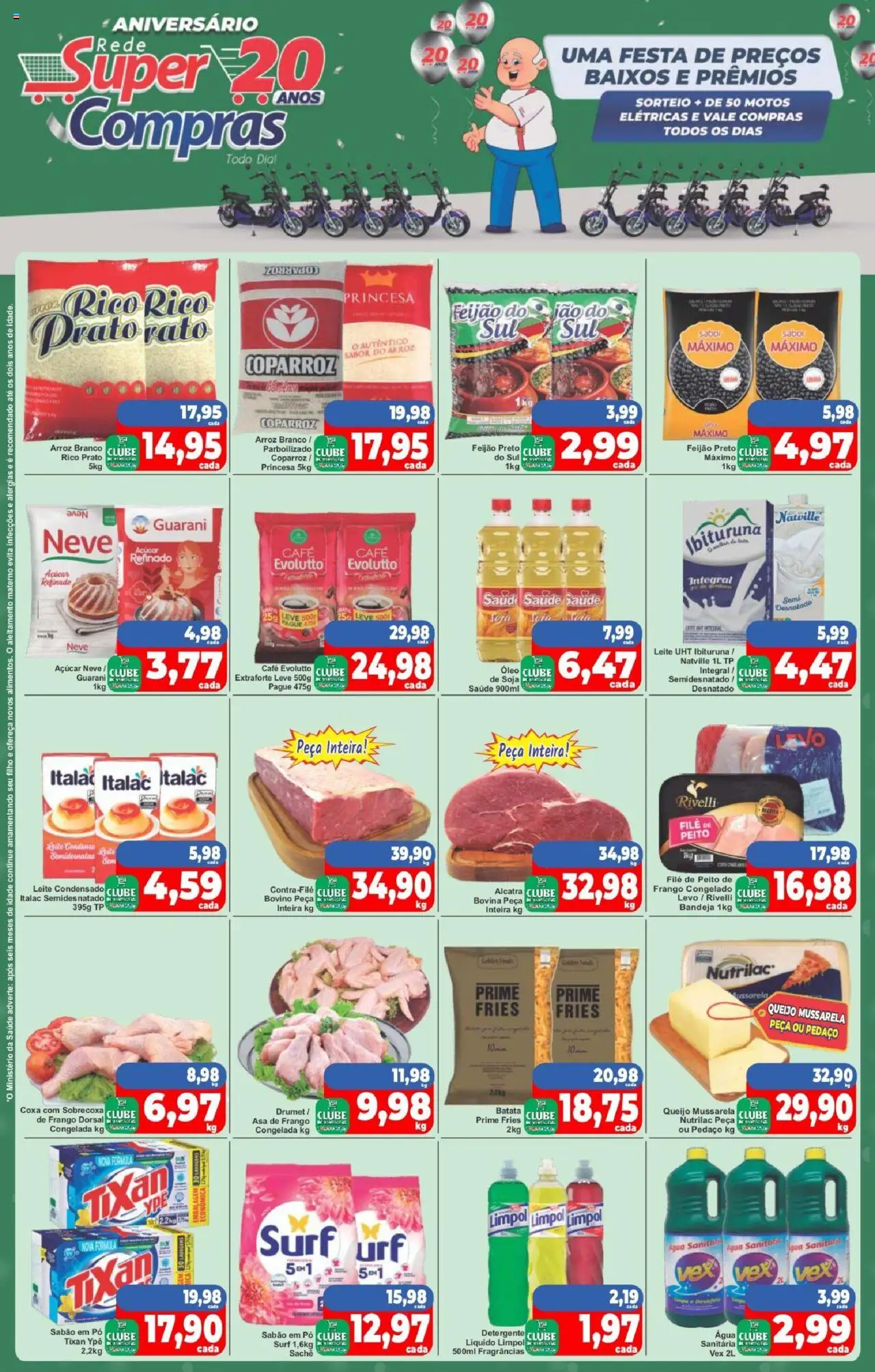Rede Super Compras folheto "Ofertas da semana" válido a partir de 04/08/2025 - número de página 1