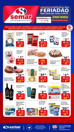 Pré-Visualização do folheto "Ofertas da semana" da loja Semar Supermercado válido a partir de 18/11/2025
