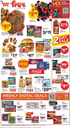 Ad Preview of Fry's Food Weekly Ad from 09/10/2025