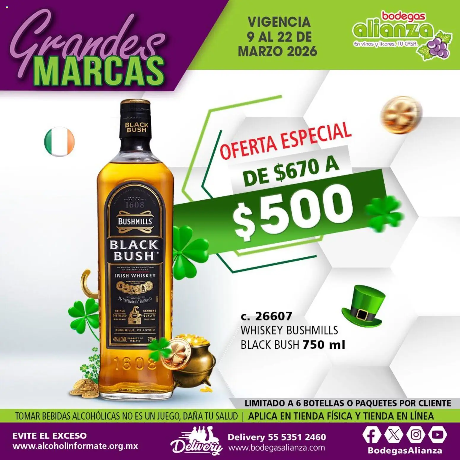 Vista previa las ofertas de la tienda Bodegas Alianza - Bodegas Alianza catálogo Grandes Marcas desde el 09/03/2026 