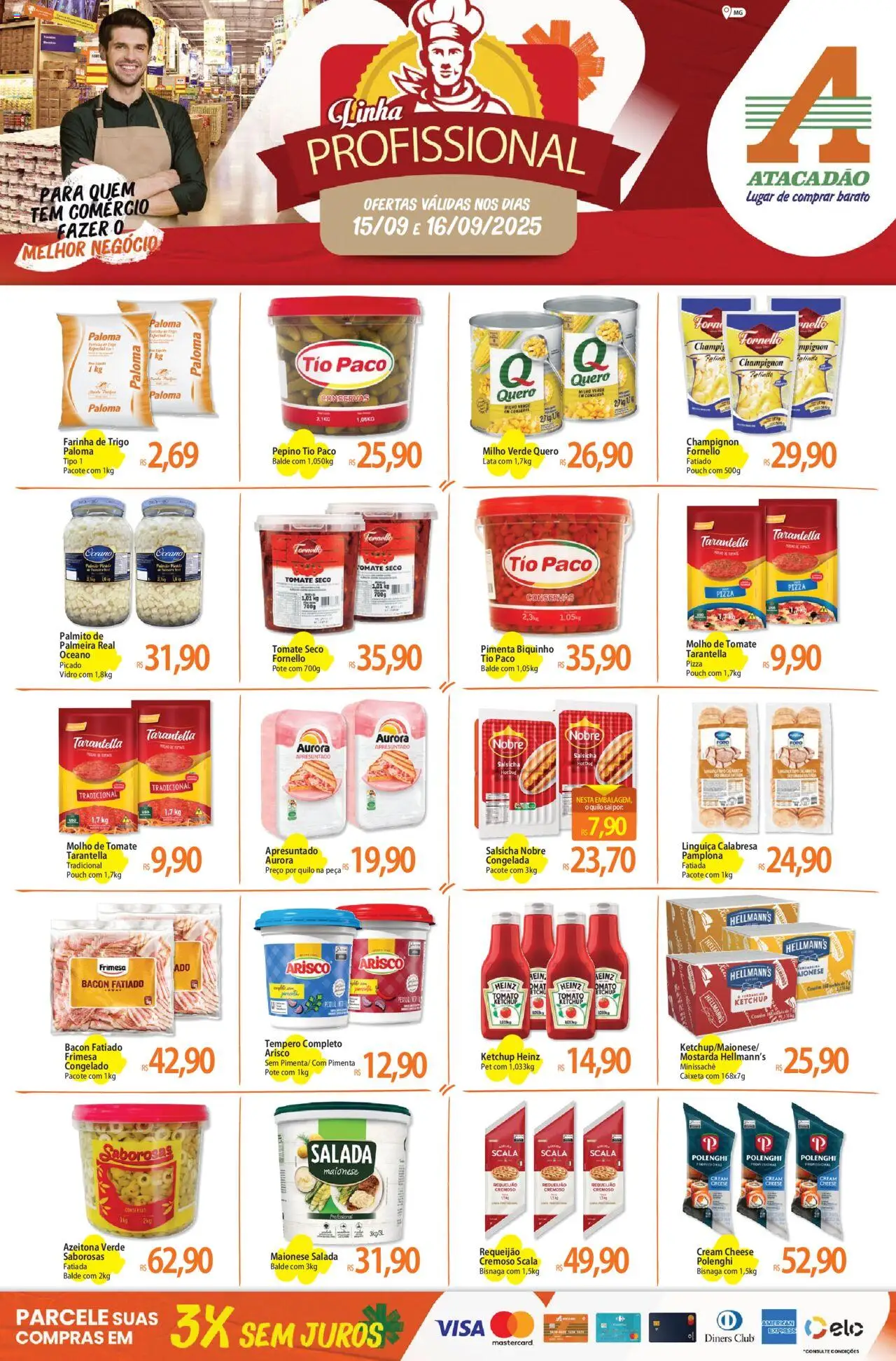 Atacadão folheto "Ofertas - MG" válido a partir de 15/09/2025 - número de página 1