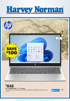 Preview of catalogue Get Great Deals On Laptops from shop Harvey Norman valid 18 Sept 2025