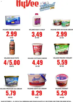 Ad Preview of HyVee Hiland Monthlong from 10/01/2025