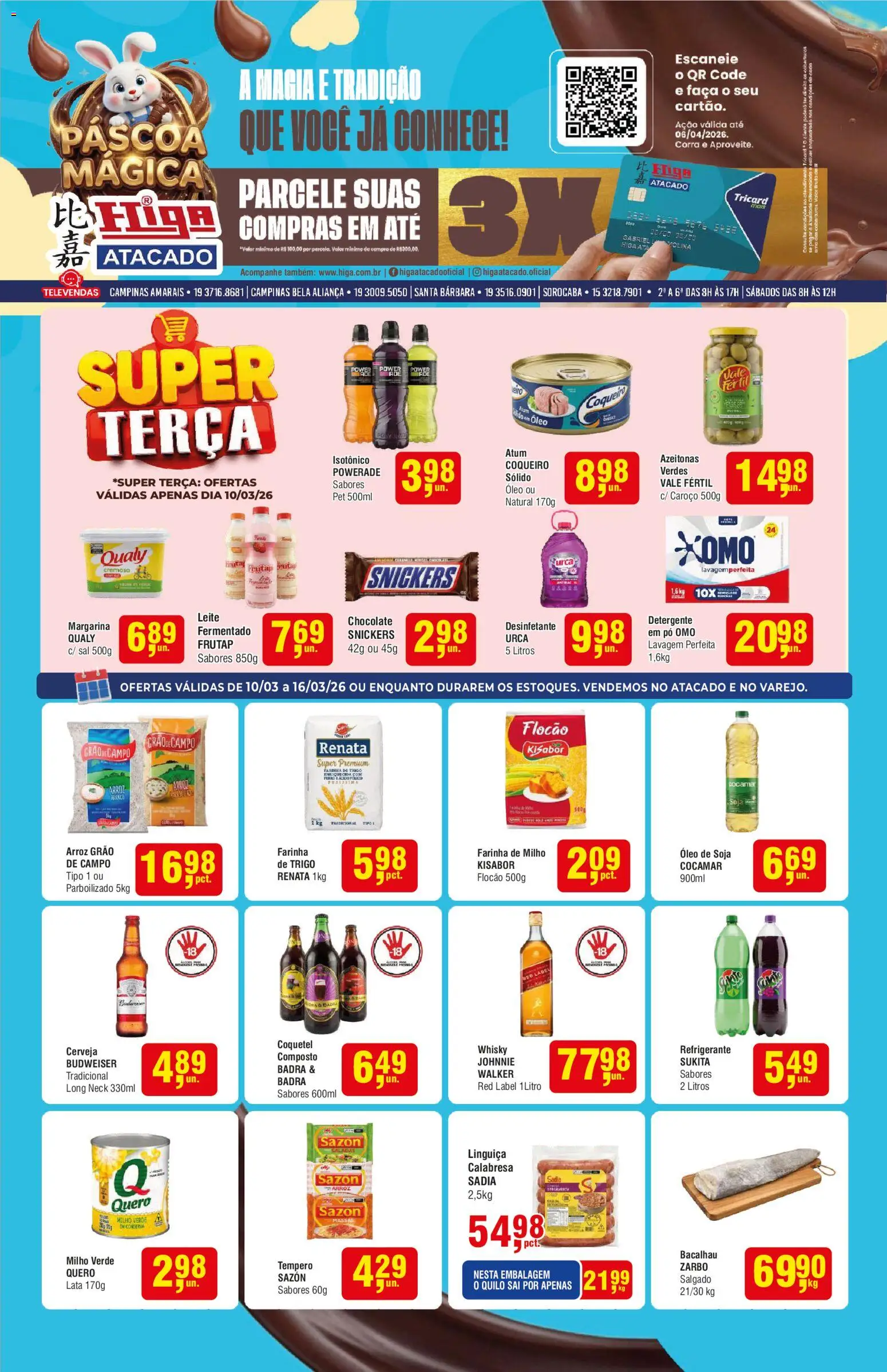 Pré-Visualização do folheto "Higa Atacado - Ofertas da semana" da loja Higa Atacado válido a partir de 10/03/2026