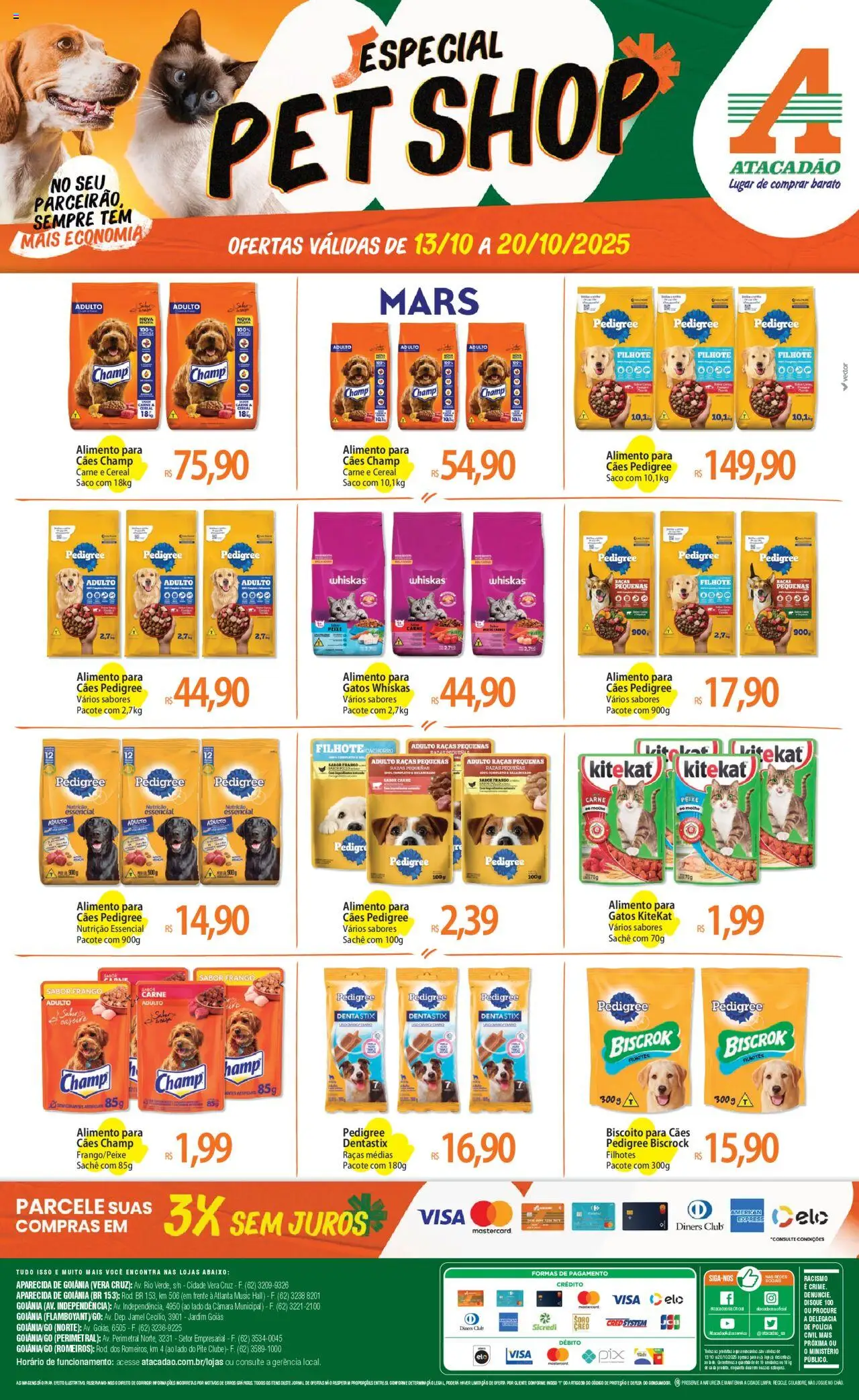 Atacadão folheto "Ofertas - GO" válido a partir de 13/10/2025 - número de página 1