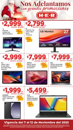 Vista previa las ofertas de la tienda H-E-B - Folleto desde el 07/11/2025 | Página: 9