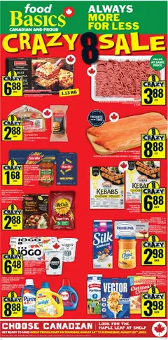 Preview of leaflet Kanata, Katimavik Road 150 from shop Food Basics is valid from Aug 14, 2025
