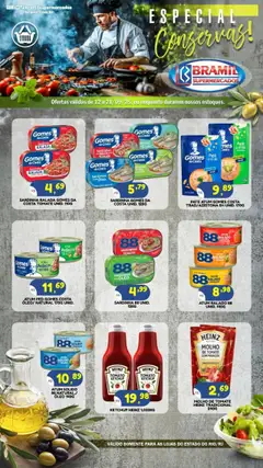 Pré-Visualização do folheto "Ofertas Especial Conservas" da loja Bramil Supermercados válido a partir de 12/09/2025