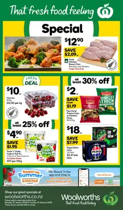 Preview of catalogue Catalogue from shop Woolworths valid 12 Jan 2026