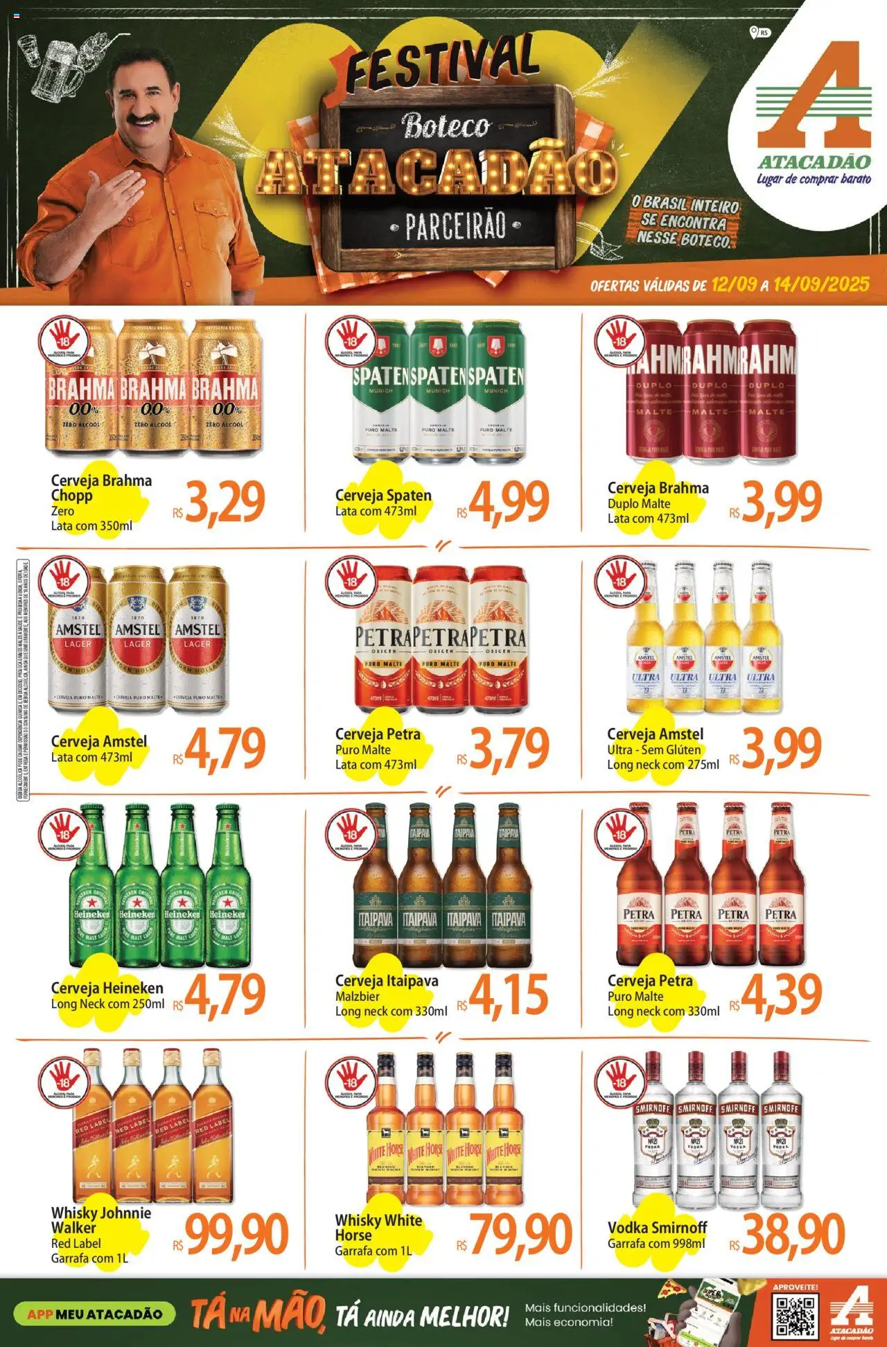 Atacadão folheto "Ofertas - RS" válido a partir de 12/09/2025 - número de página 1