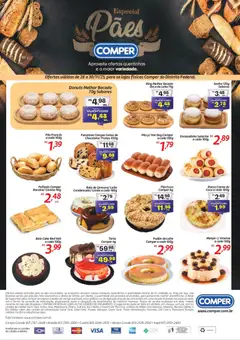 Pré-Visualização do folheto "Ofertas Especial Pães" da loja Comper válido a partir de 28/11/2025