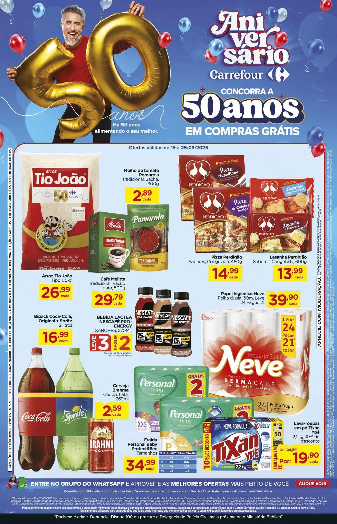Carrefour folheto "Ofertas da semana" válido a partir de 19/09/2025 - número de página 1