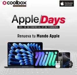 Vista previa de Apple Days de la tienda Coolbox válido desde 26/01/2026