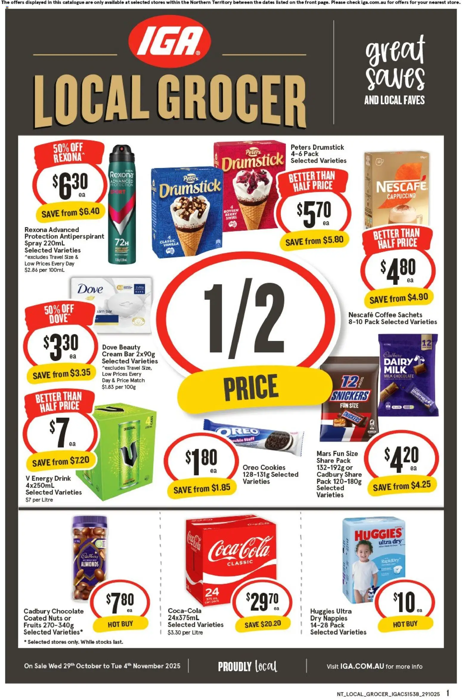 IGA catalogue valid from 29/10/2025 - page 1
