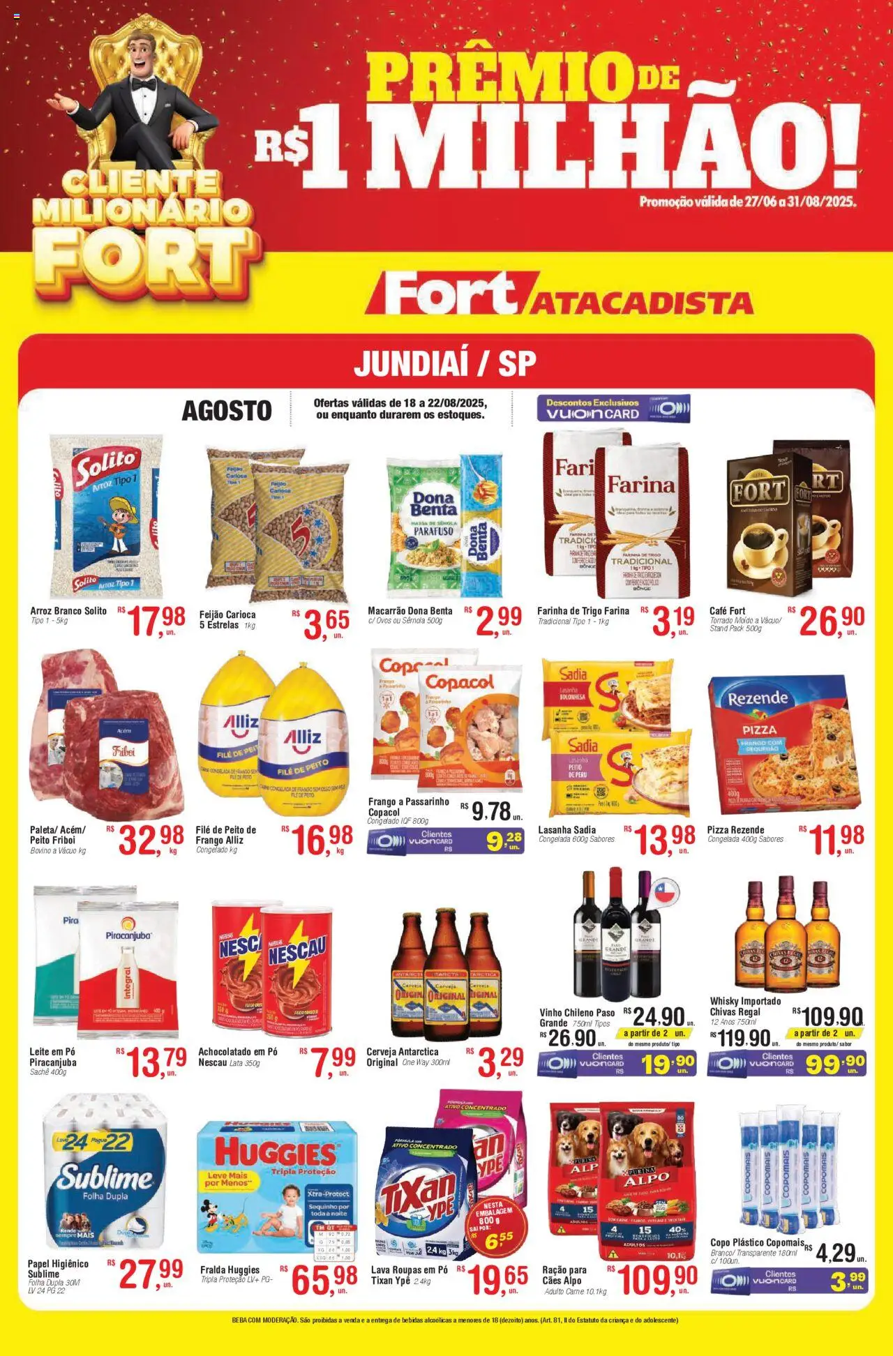 Fort Atacadista folheto "Ofertas da semana" válido a partir de 18/08/2025 - número de página 1