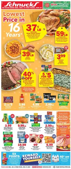 Ad Preview of Schnucks Weekly Ad from 11/19/2025