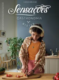 Pré-Visualização do folheto "Bistek Supermercados ofertas Sensações Gastronomia" da loja Bistek Supermercados válido a partir de 01/04/2026