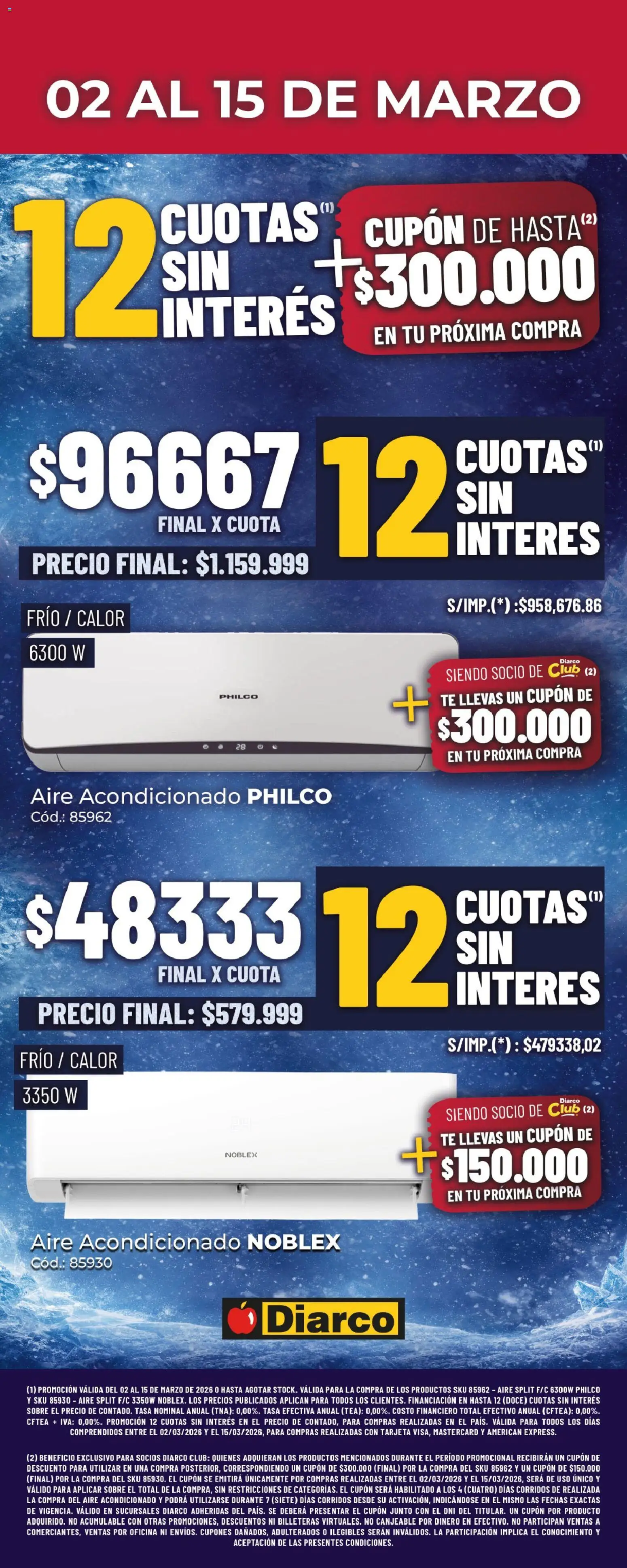 Vista previa del folleto de la tienda Diarco válido desde el 02/03/2026 