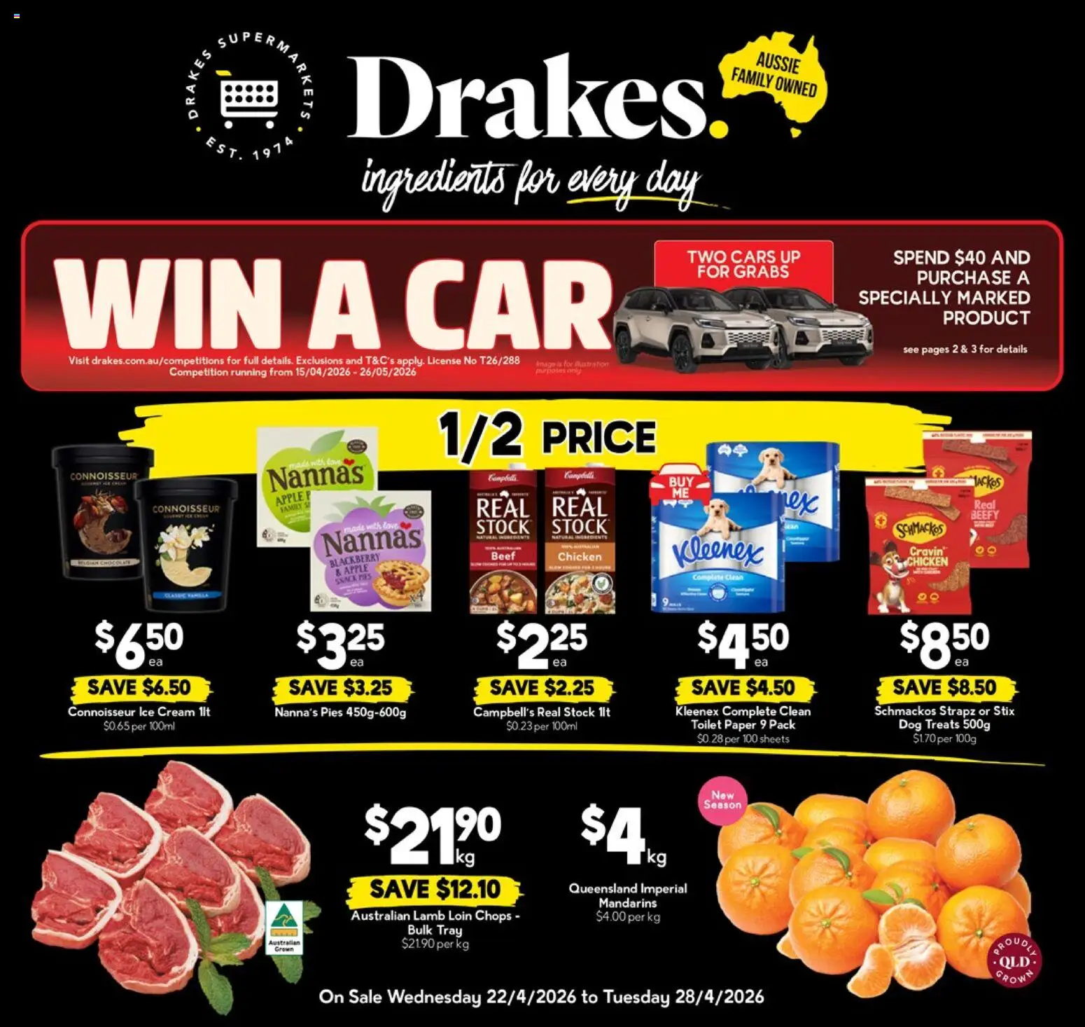 Preview of catalogue Drakes catalogue QLD from shop Drakes valid 22/04/2026