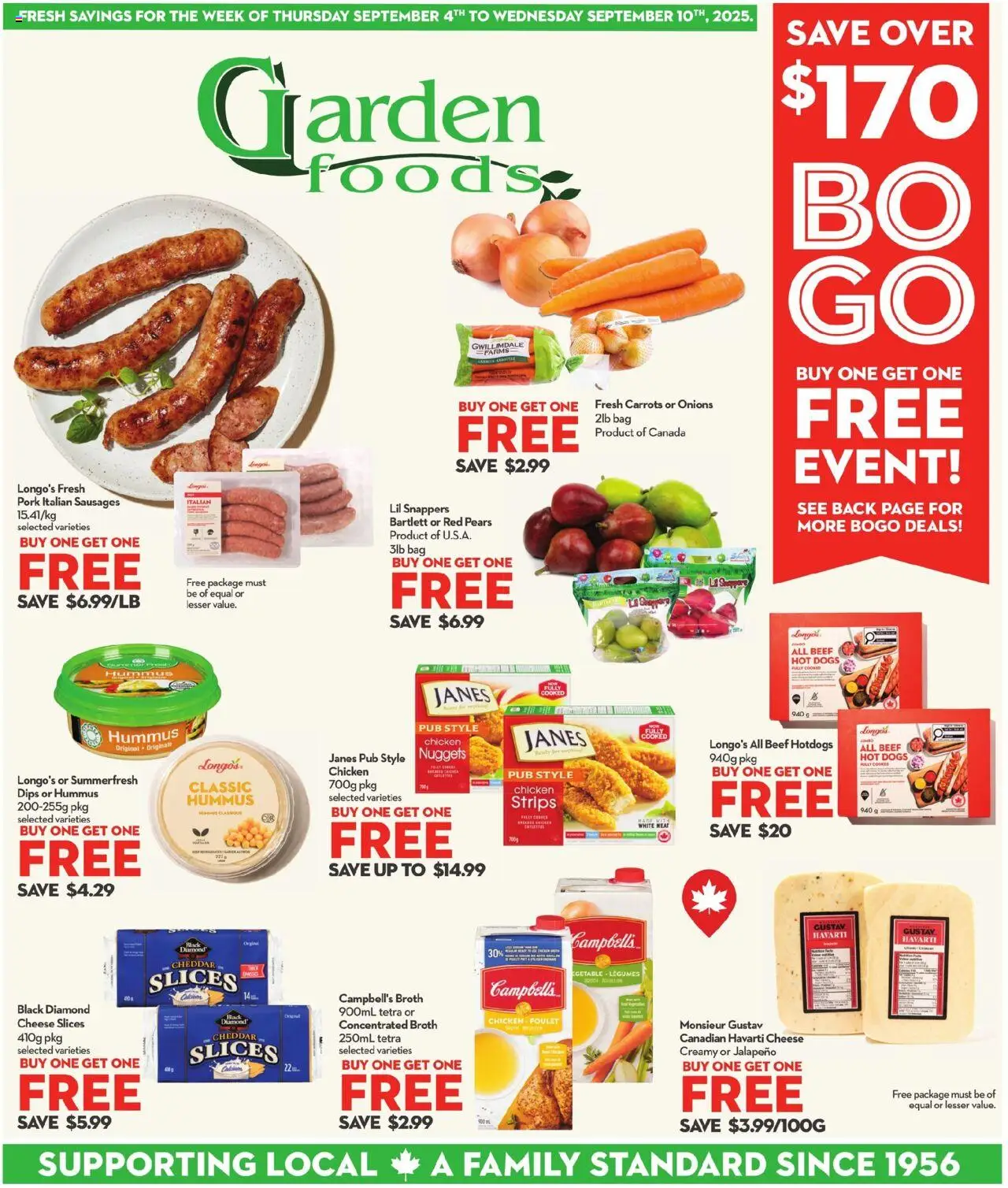 Longo's flyer valid from Sep 04, 2025 - page number 1