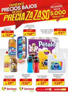 Vista previa las ofertas de la tienda Soriana - Preciazazaso Súper: BCS, Jal, Nay, Sin, Son desde el 18/11/2025 