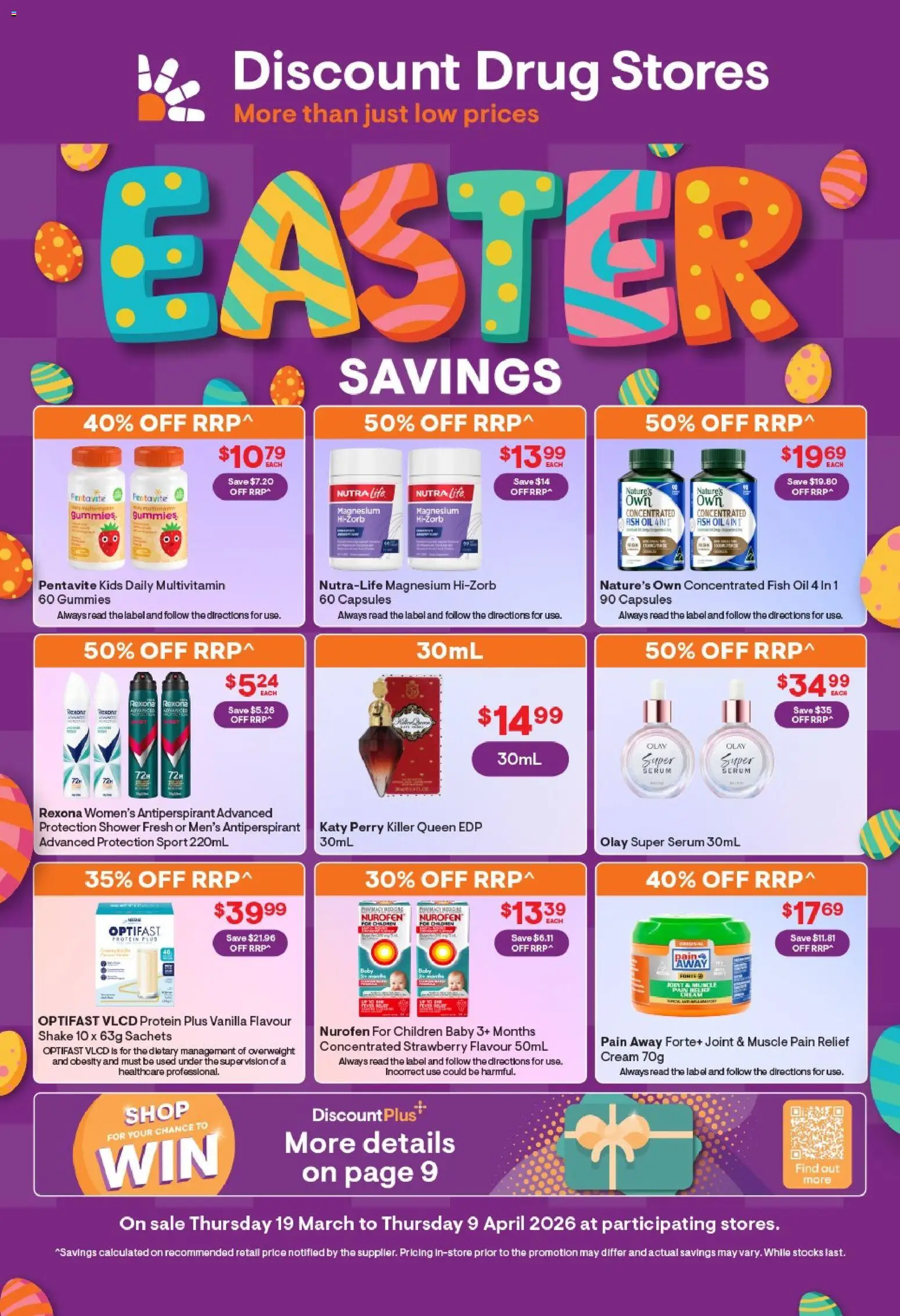 Preview of catalogue Discount Drug Stores catalogue from shop Discount Drug Stores valid 19/03/2026