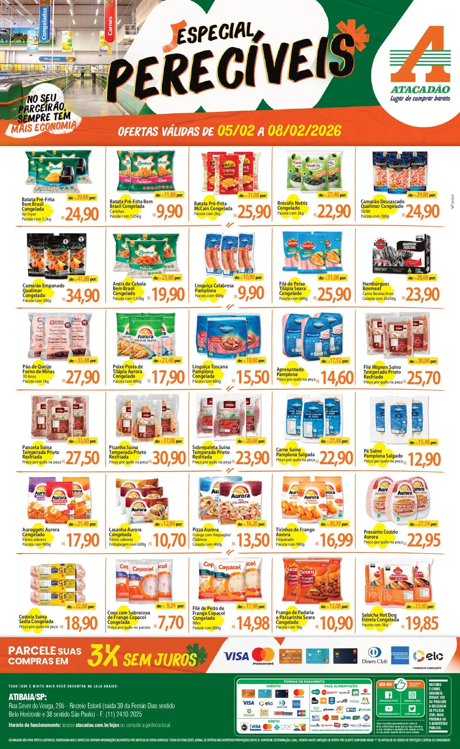 Pré-Visualização do folheto "Ofertas - SP" da loja Atacadão válido a partir de 05/02/2026
