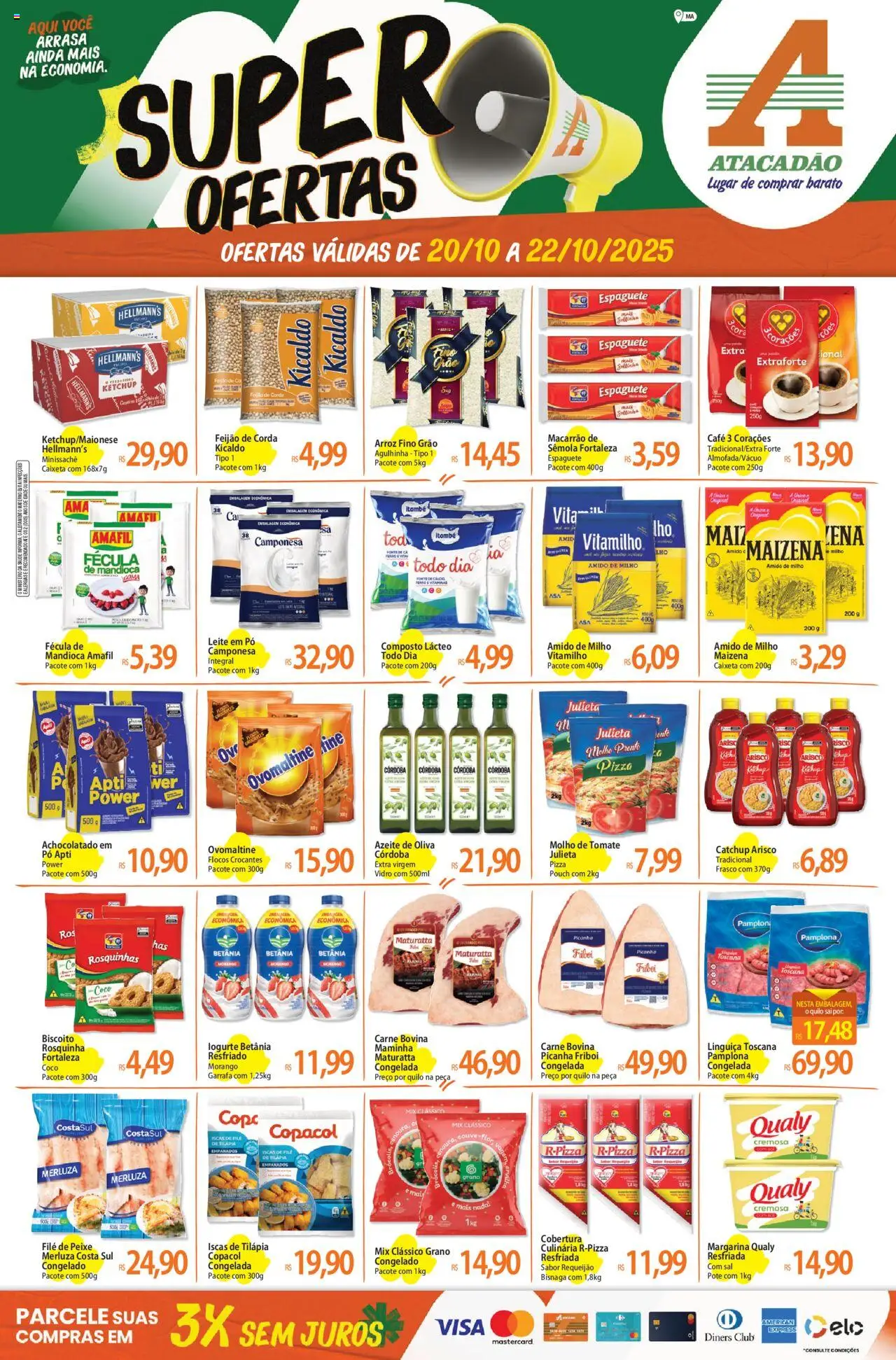 Atacadão folheto "Ofertas - MA" válido a partir de 20/10/2025 - número de página 1
