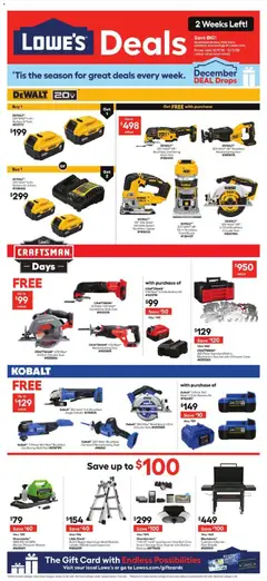 Ad Preview of Lowe's Weekly Ad from 12/11/2025