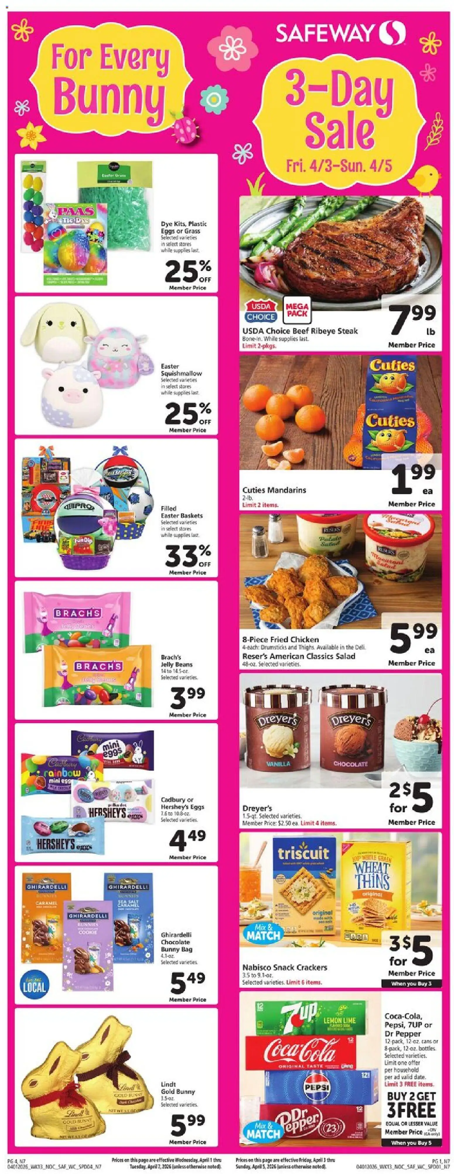 Ad Preview of Safeway Safeway Weekly Ad from 04/01/2026