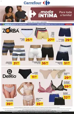 Pré-Visualização do folheto "Ofertas Moda Intima" da loja Carrefour válido a partir de 19/02/2026