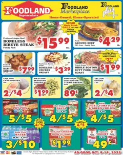 Ad Preview of Foodland Weekly Ad from 10/08/2025