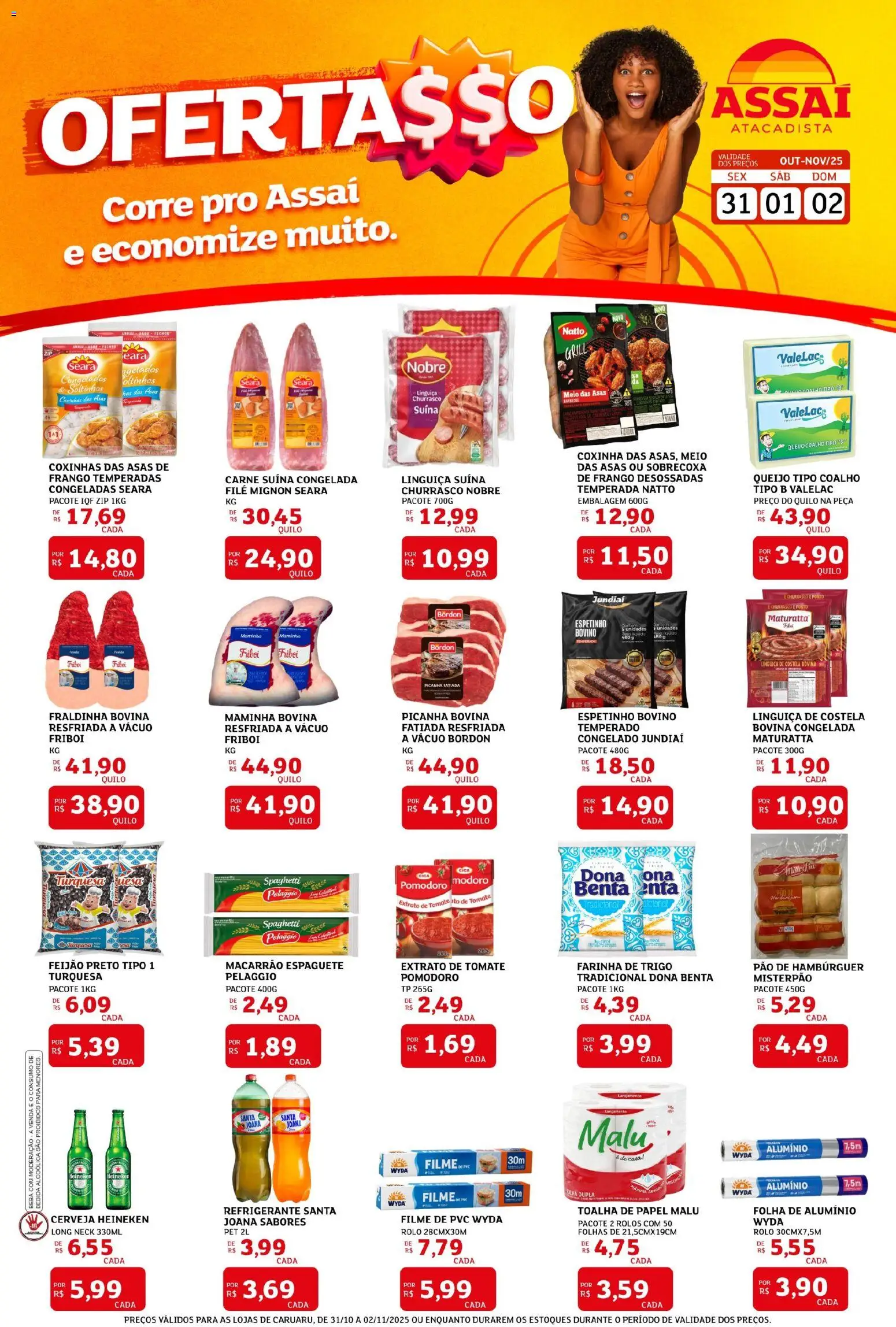 Pré-Visualização do folheto "Encarte - PE" da loja Assaí Atacadista válido a partir de 31/10/2025