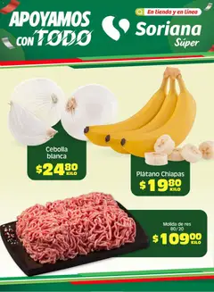 Vista previa las ofertas de la tienda Soriana - Soriana Fin de Semana Súper: Ags, Nay, Jal, Qro, Col, Mich, Gto, Hgo, Tlax, Mor, Pue, Gro, Oax, Edo. de Mex, Valle de México, Za desde el 24/04/2026 
